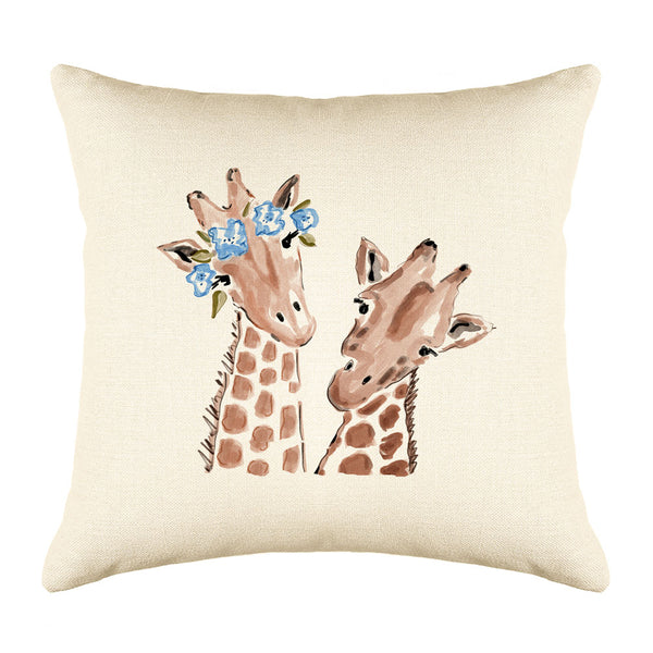 Giraffes on Grass Lumbar Pillow – Sewing Down South